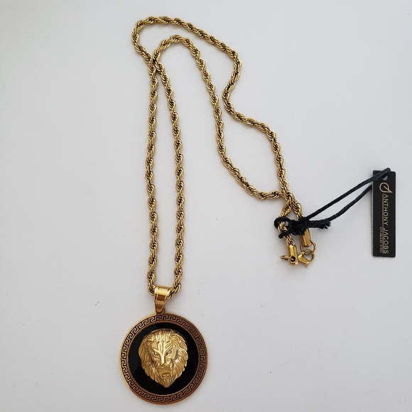 Stainless Steel Pendant Necklace 24" - Picture 4 of 10